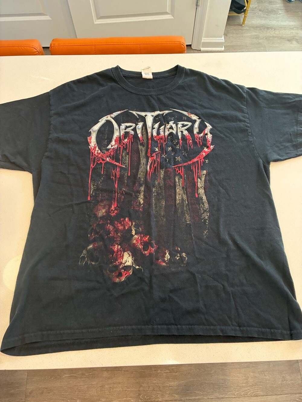 Obituary Tour 2019 T-Shirt Size XL Black